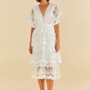 Farm Rio Richelieu midi dress